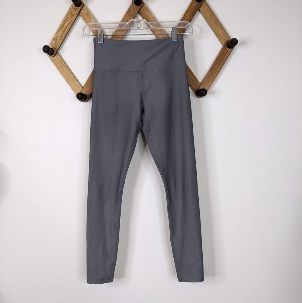 Zyia Active High Rise Grey Athletic 7/8 Leggings - Size 2